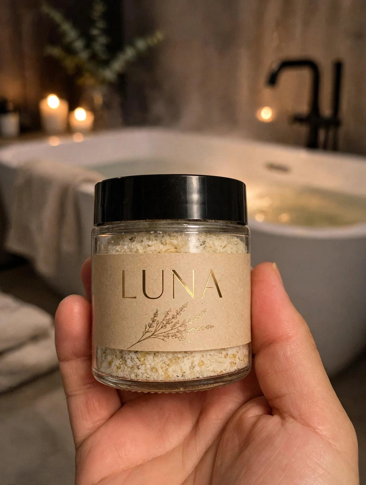 Luna Lavender Bath Soak - Mendez craft house