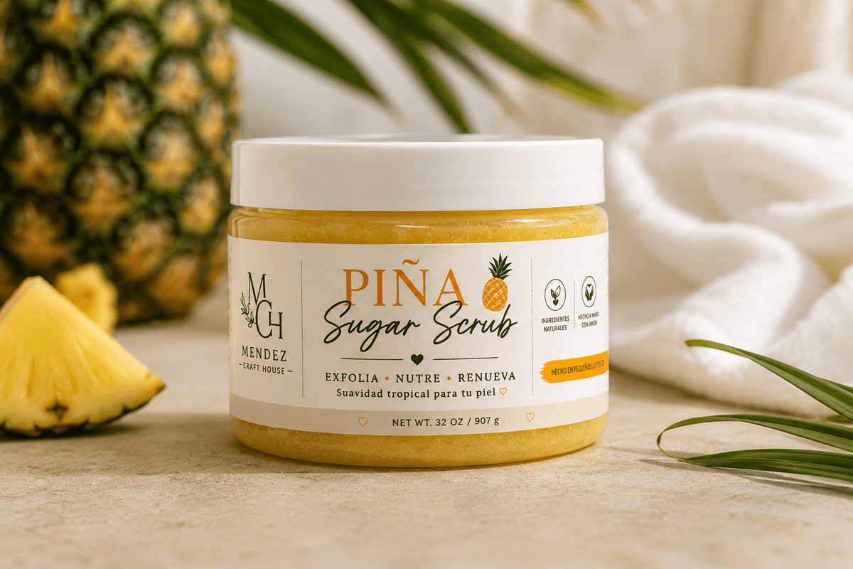 Pineapple Sugar Body Scrub - Mendez craft house