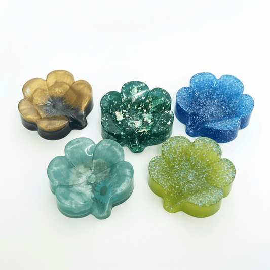 Artisan Resin Soap Dish — Bloom Collection - Mendez craft house
