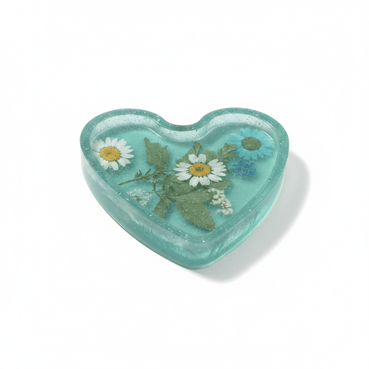 Artisan Resin Soap Dish — Love Collection - Mendez craft house