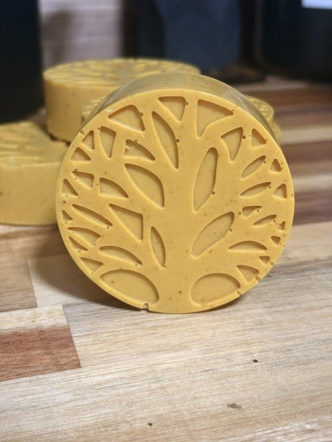 Turmeric & Donkey Milk Artisan Soap Bar | Patchouli & Coconut-Vanilla - Mendez craft house