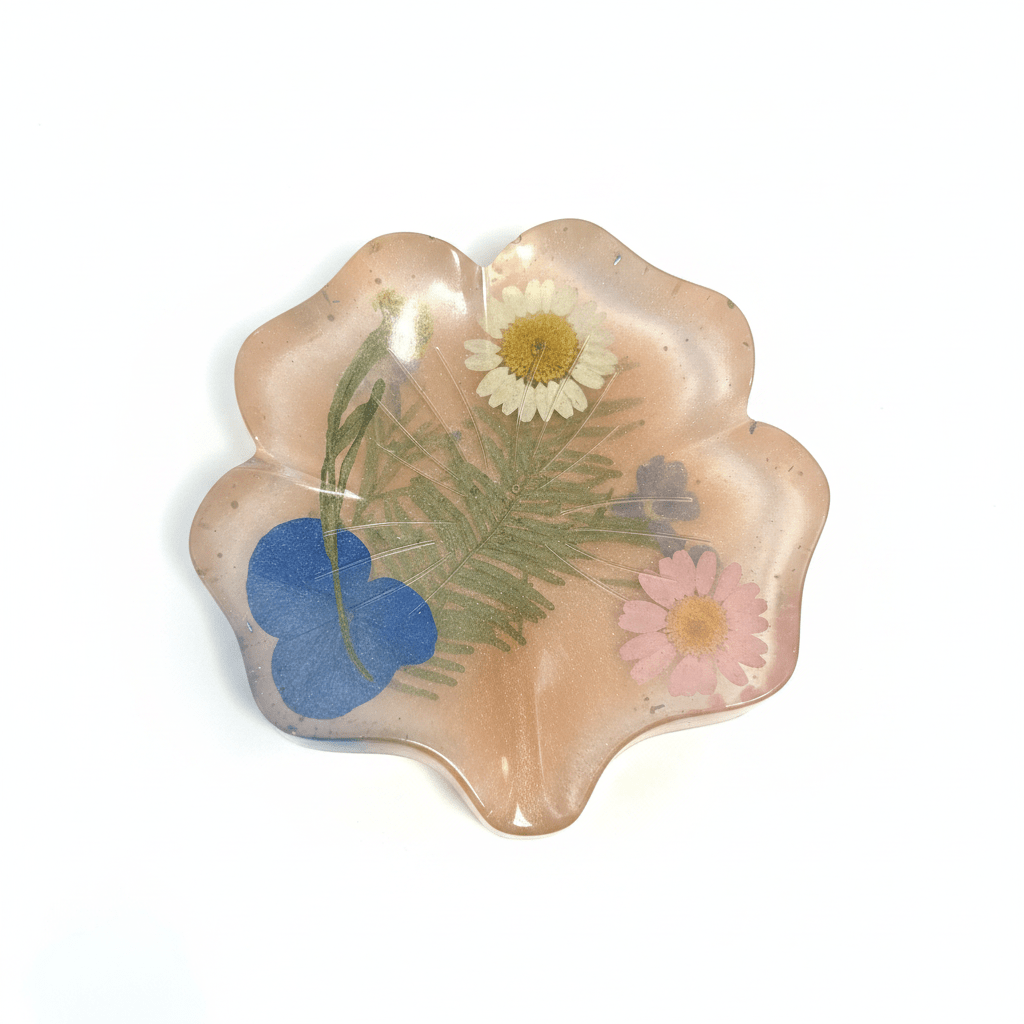 Artisan Resin Soap Dish — Blossom Collection - Mendez craft house