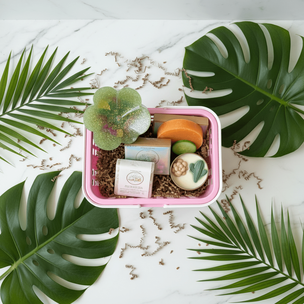 Tropical Oasis Gift Basket - Mendez craft house