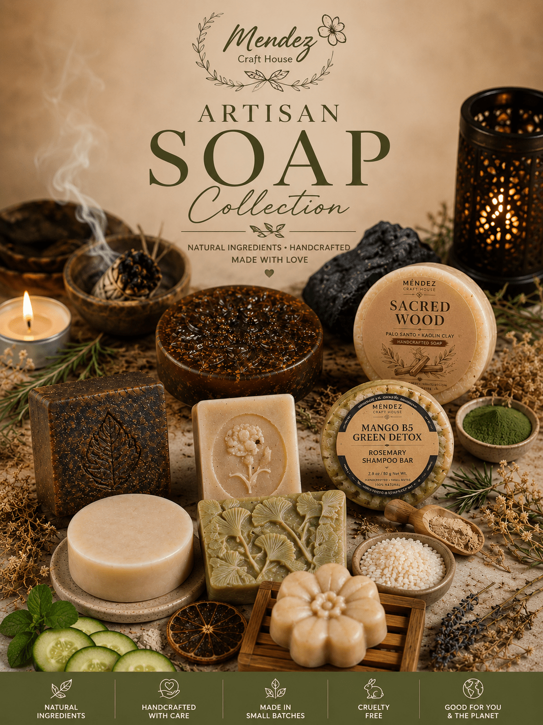 Artisan Soap Collection - Mendez craft house