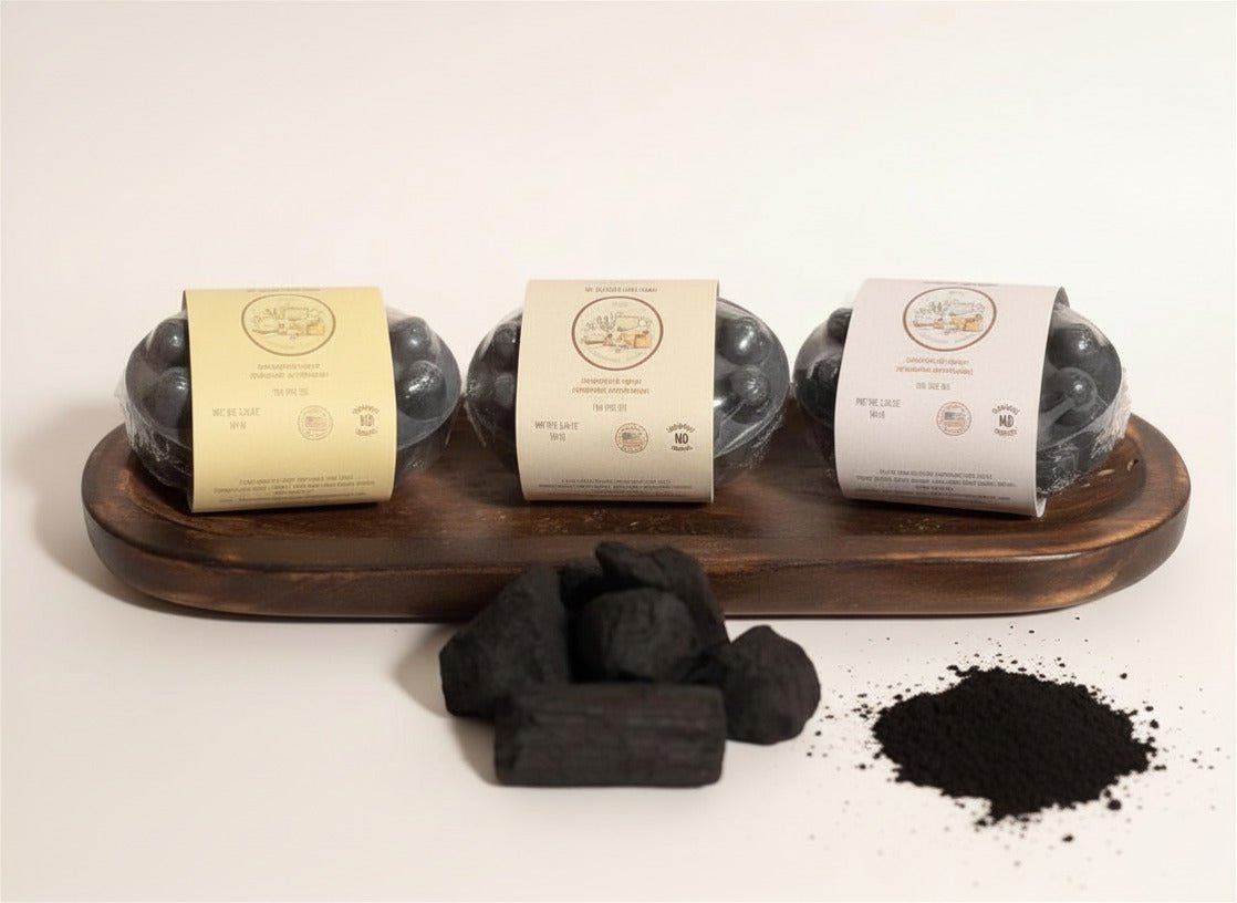 Activated Charcoal Artisan Soap Bar | Deep Cleansing for Oily & Blemish - Prone Skin | Natural Handmade Soap - Mendez craft house