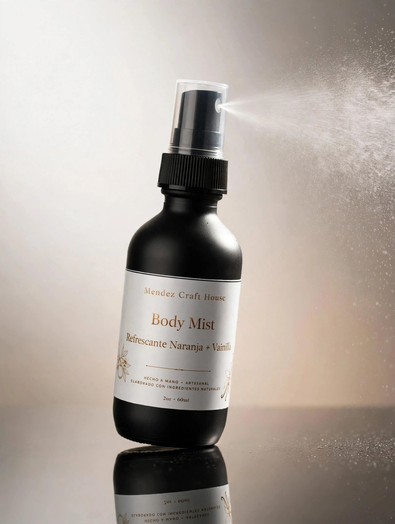 Body Mist Refrescante Naranja Vainilla spray - Mendez Craft House