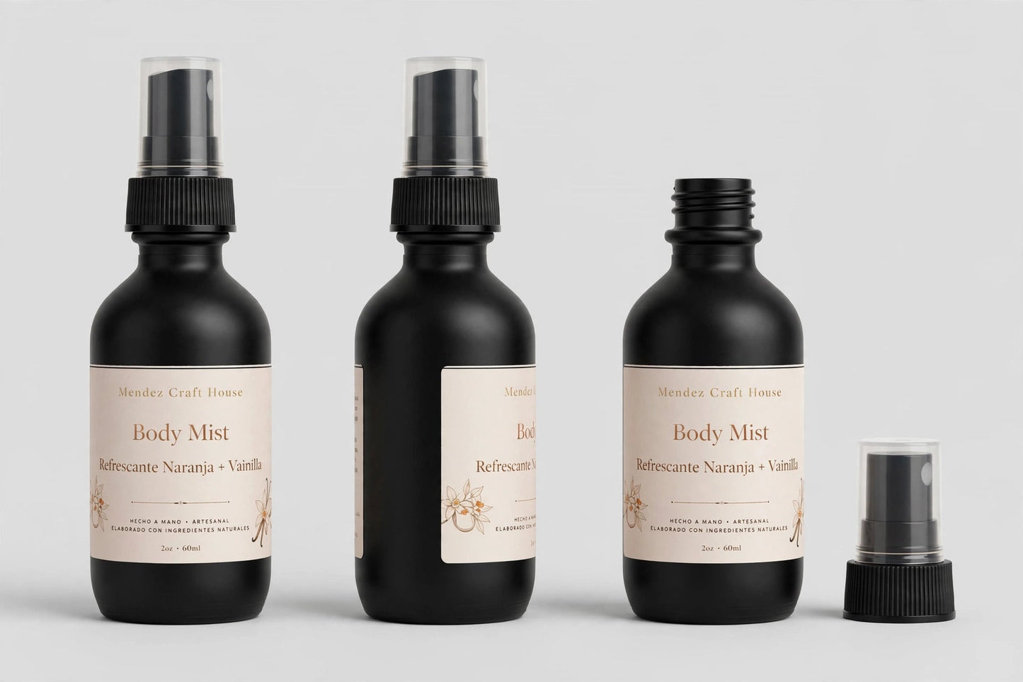 Body Mist Refrescante Naranja Vainilla - Mendez Craft House