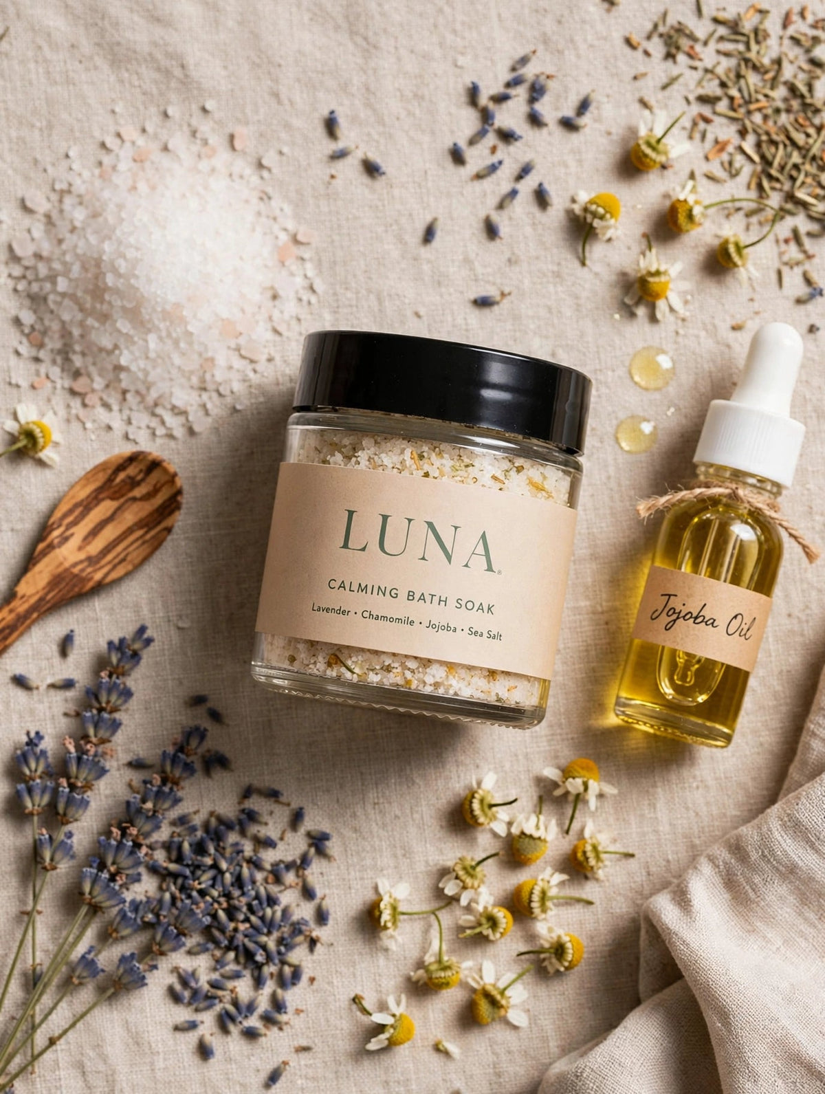 Luna Lavender Bath Soak - Mendez craft house