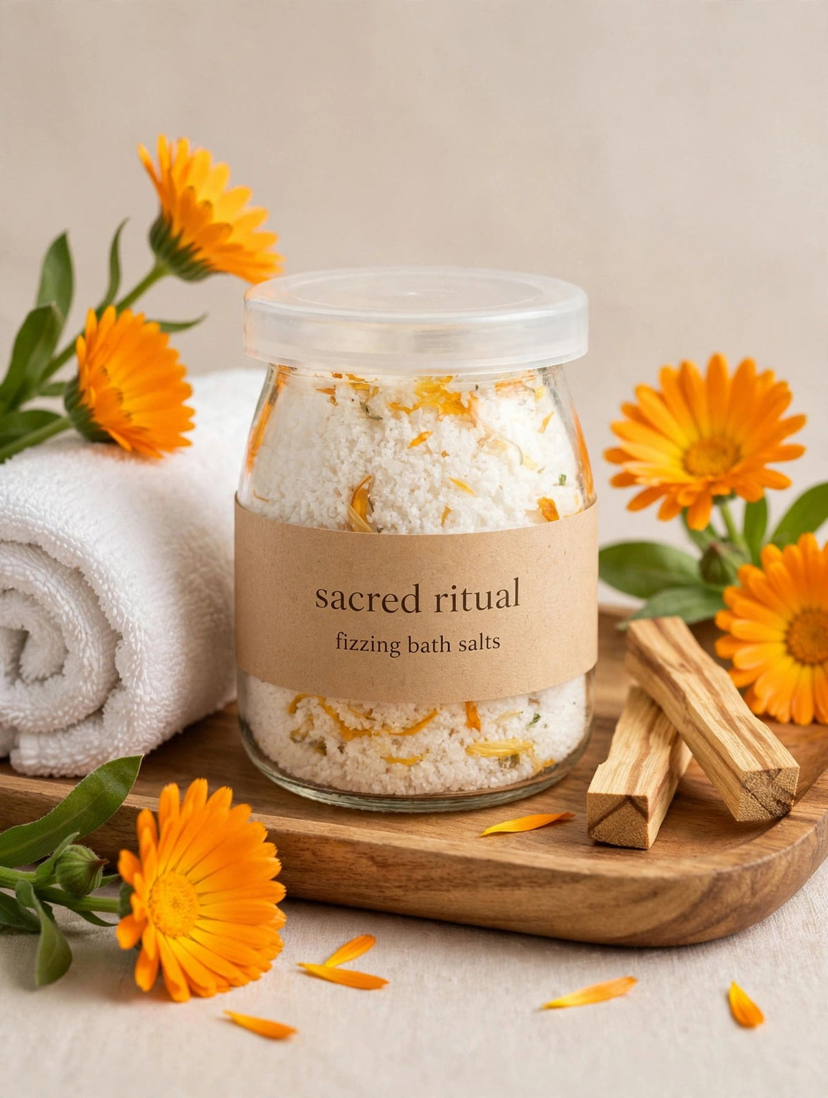 Sacred Ritual Fizzing Bath Salts - Mendez craft house