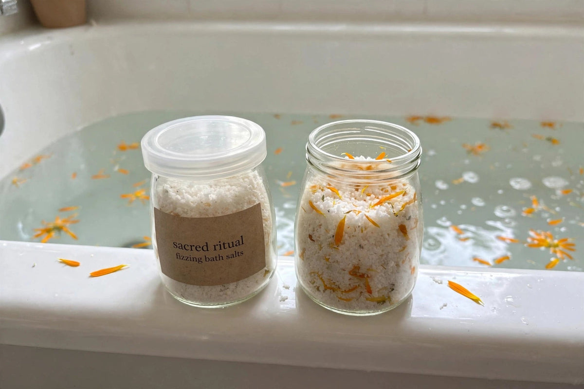 Sacred Ritual Fizzing Bath Salts - Mendez craft house