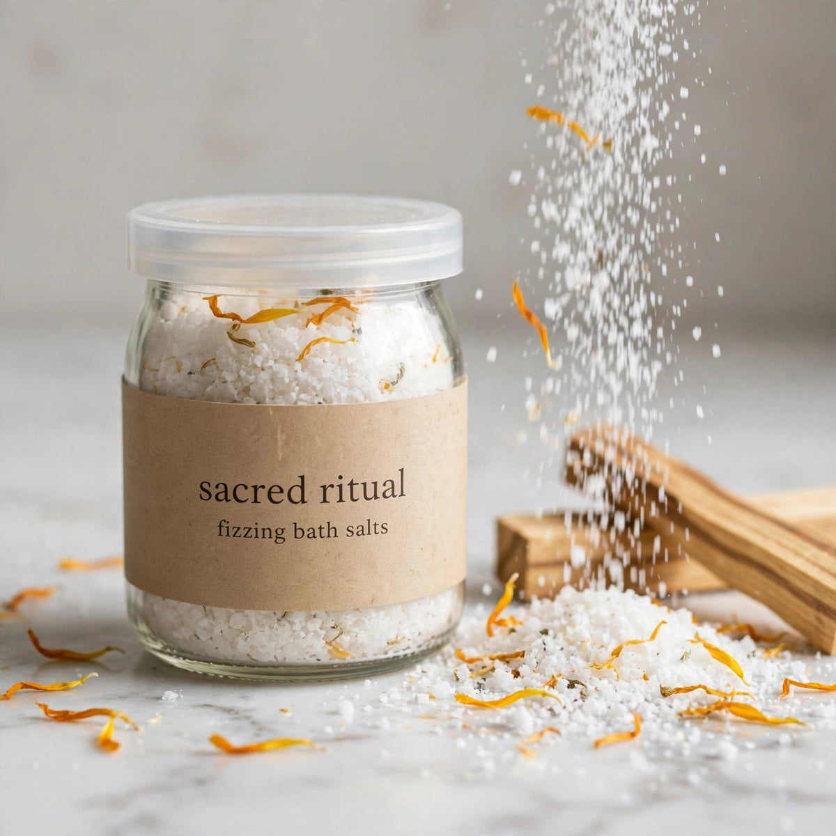 Sacred Ritual Fizzing Bath Salts - Mendez craft house
