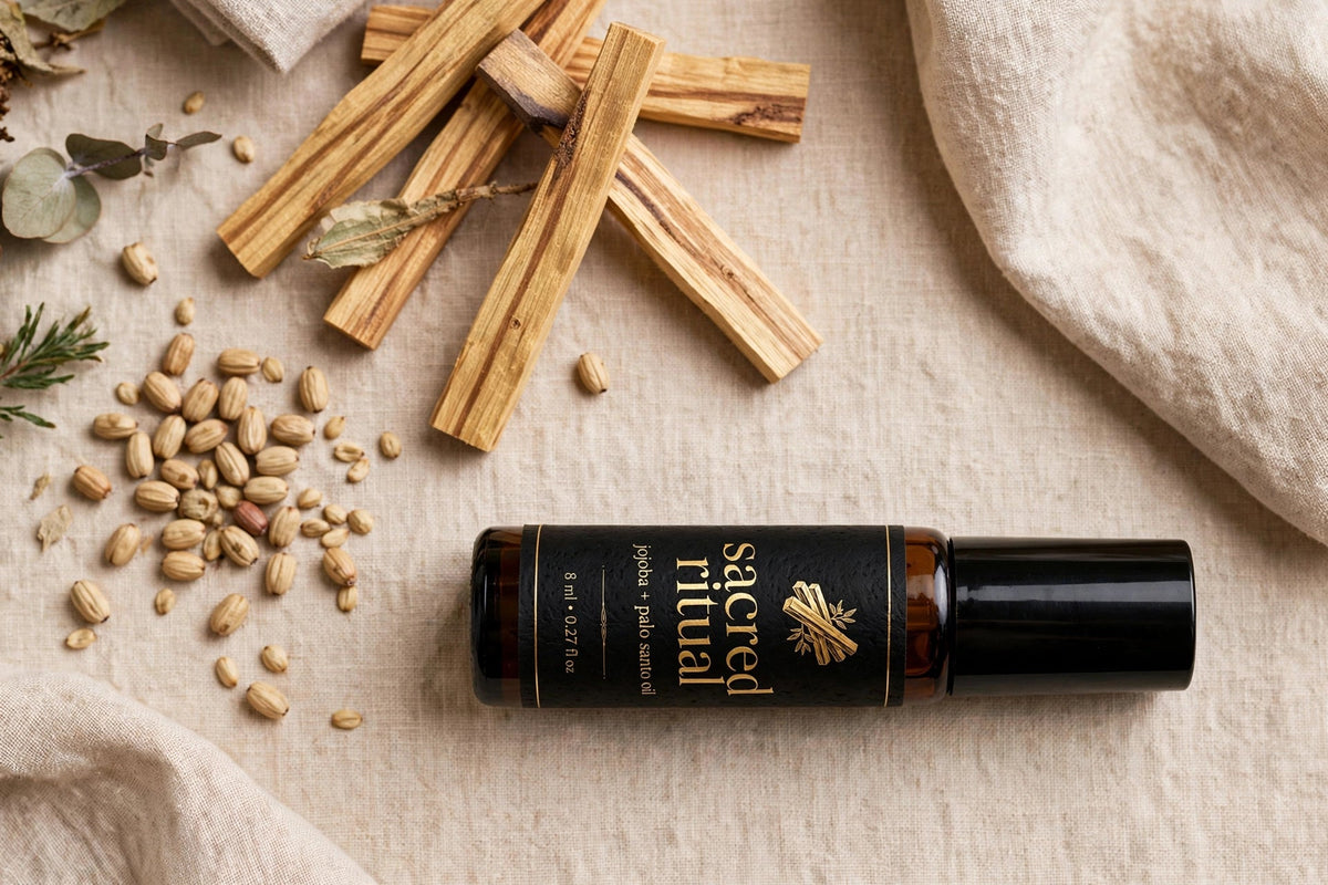 Jojoba & Palo Santo Roll-On Oil - Mendez craft house