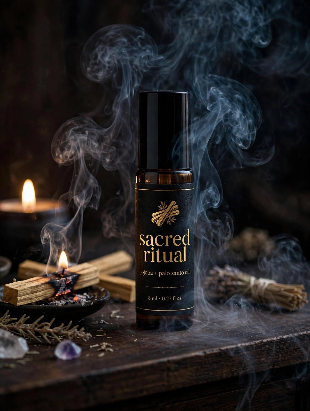 Jojoba & Palo Santo Roll-On Oil - Mendez craft house