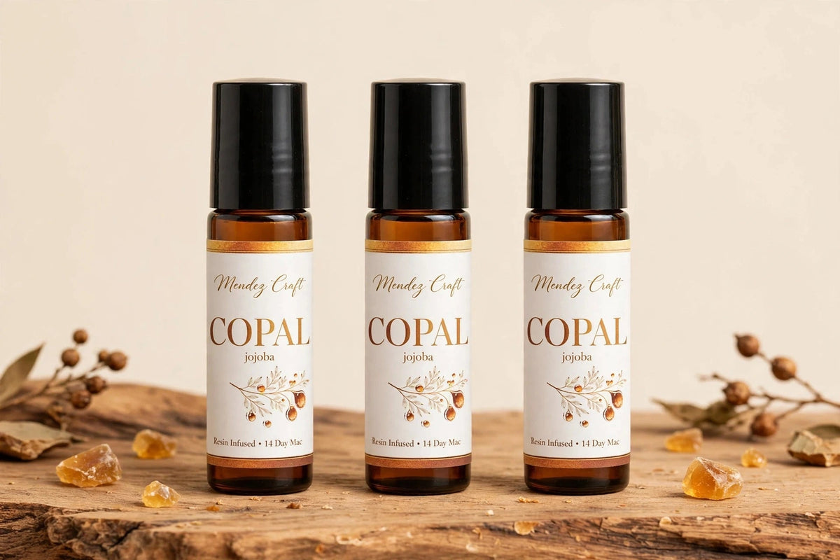 Jojoba & Copal Resin Roll-On Oil - Mendez craft house