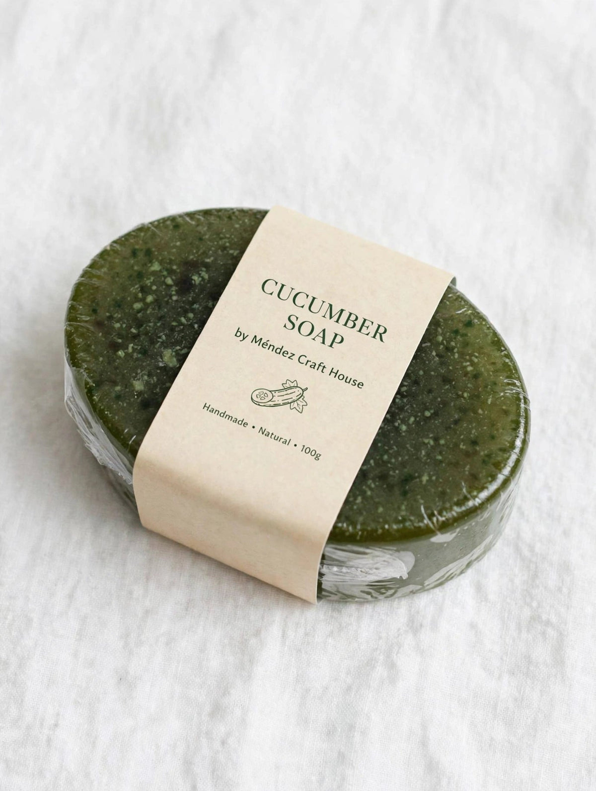 Cucumber handmade aloe soap - Mendez Craft House