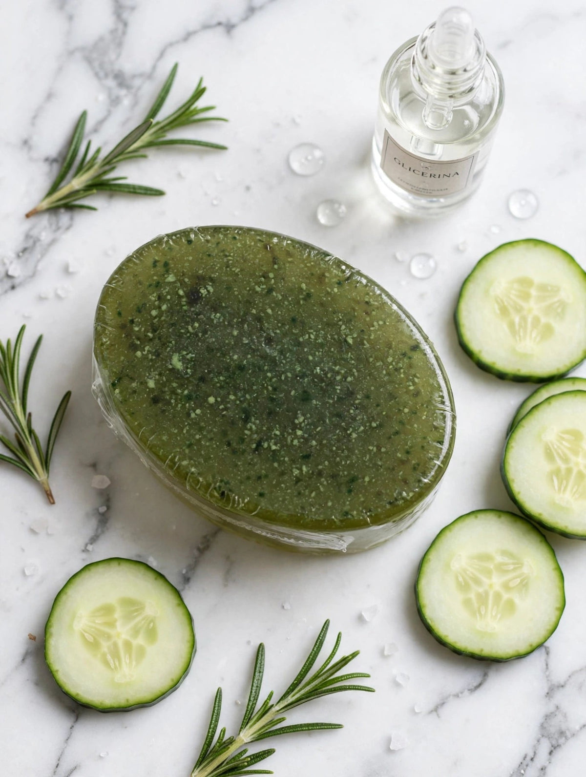 Cucumber handmade aloe soap - Mendez Craft House