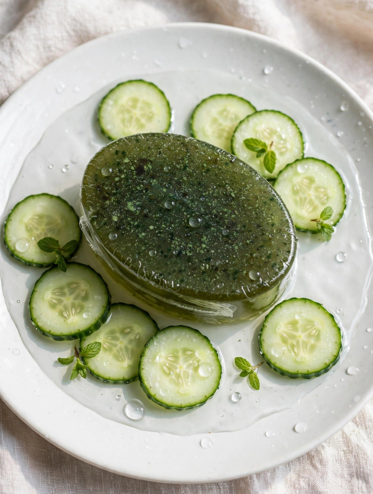 Cucumber handmade aloe soap - Mendez Craft House