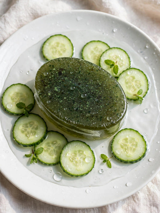 Cucumber handmade aloe soap - Mendez Craft House
