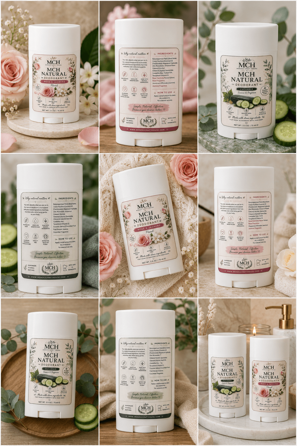 MCH Natural Deodorant - Mendez craft house