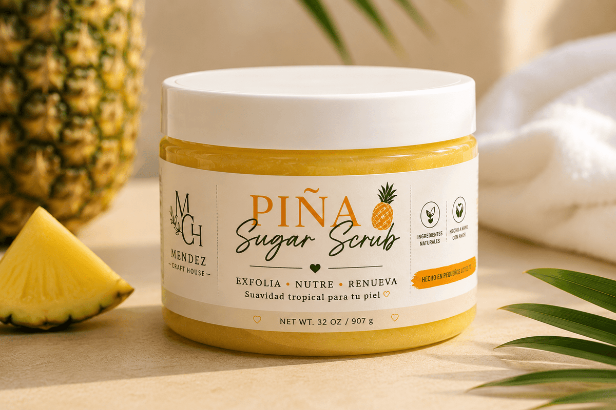 Pineapple Sugar Body Scrub - Mendez craft house