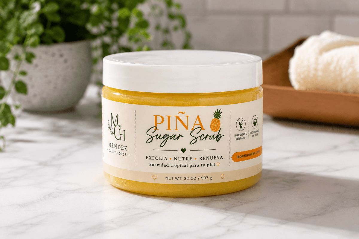 Pineapple Sugar Body Scrub - Mendez craft house
