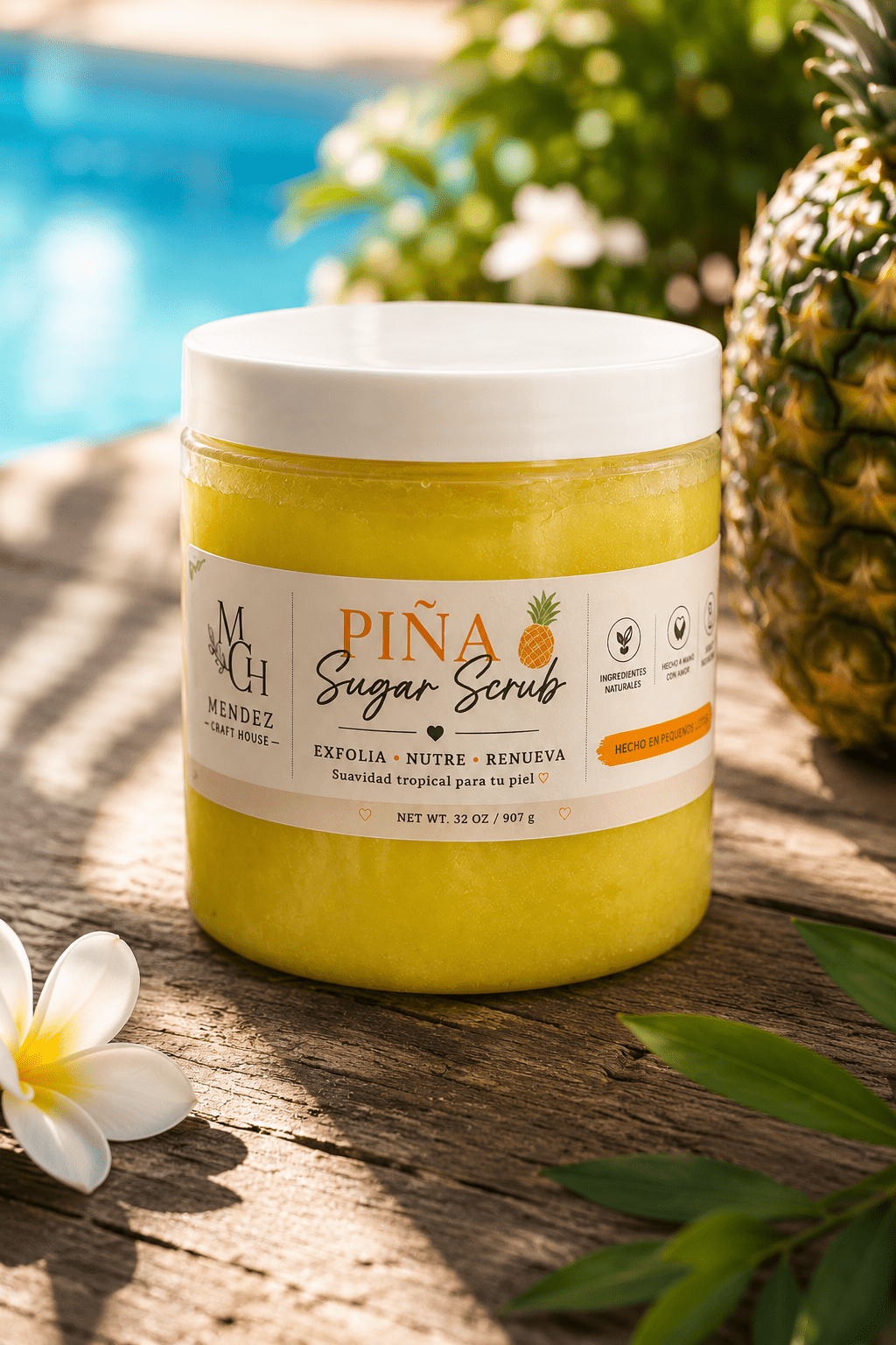 Pineapple Sugar Body Scrub - Mendez craft house