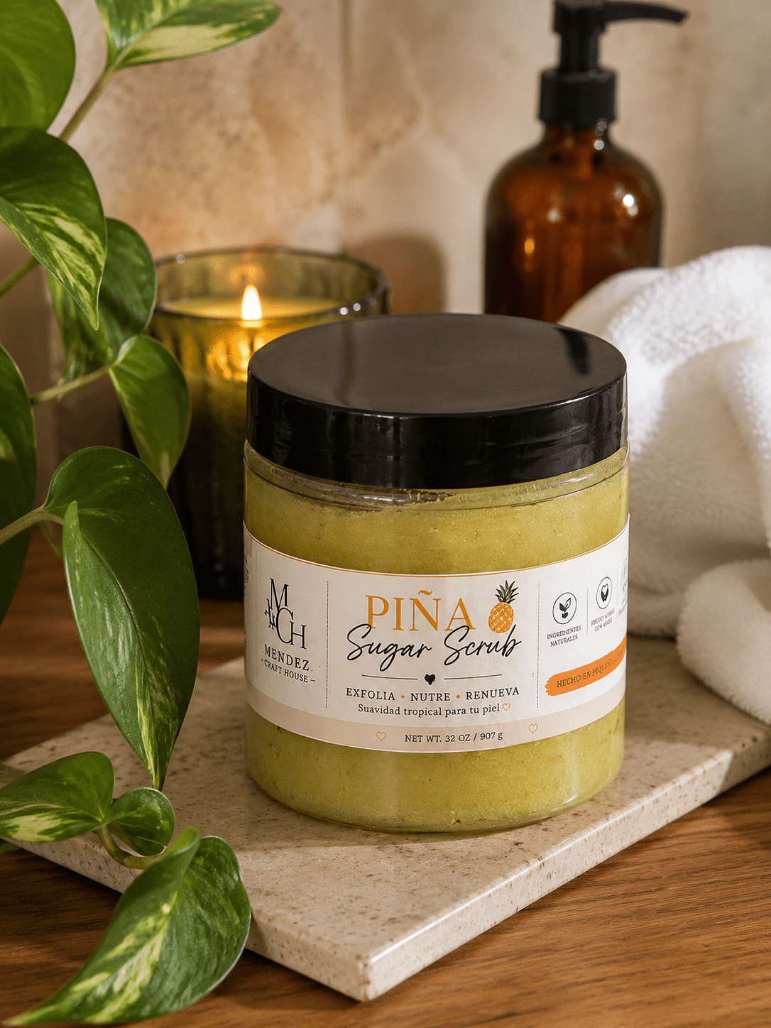 Pineapple Sugar Body Scrub - Mendez craft house