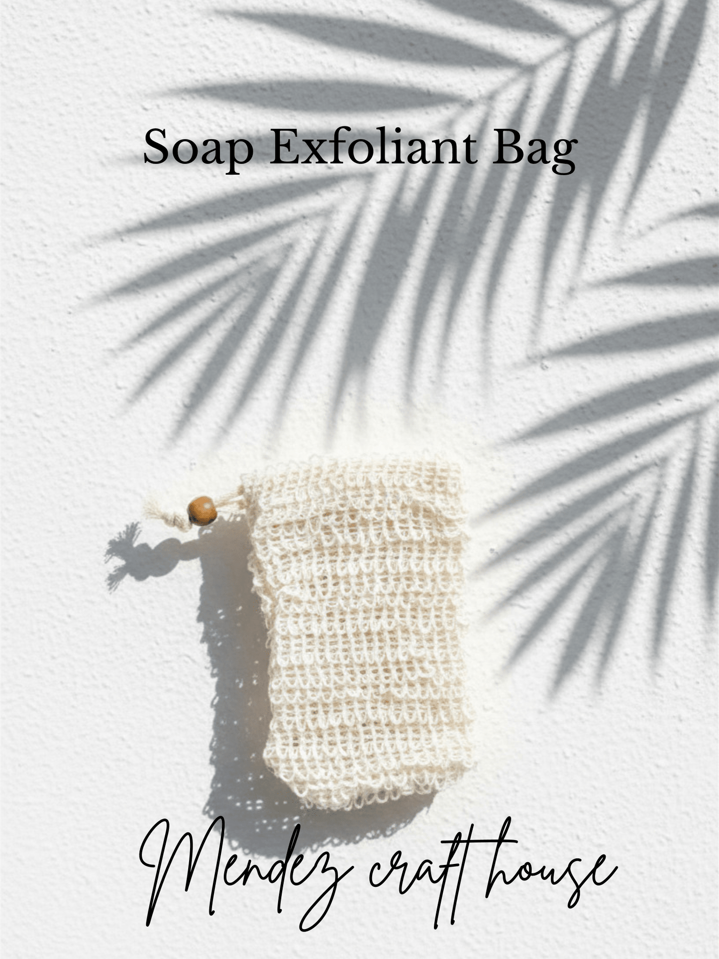 Natural Soap Exfoliant Bag | Gentle Exfoliating Pouch | Makes Soap Last Longer | Handmade Accessory - Mendez craft house