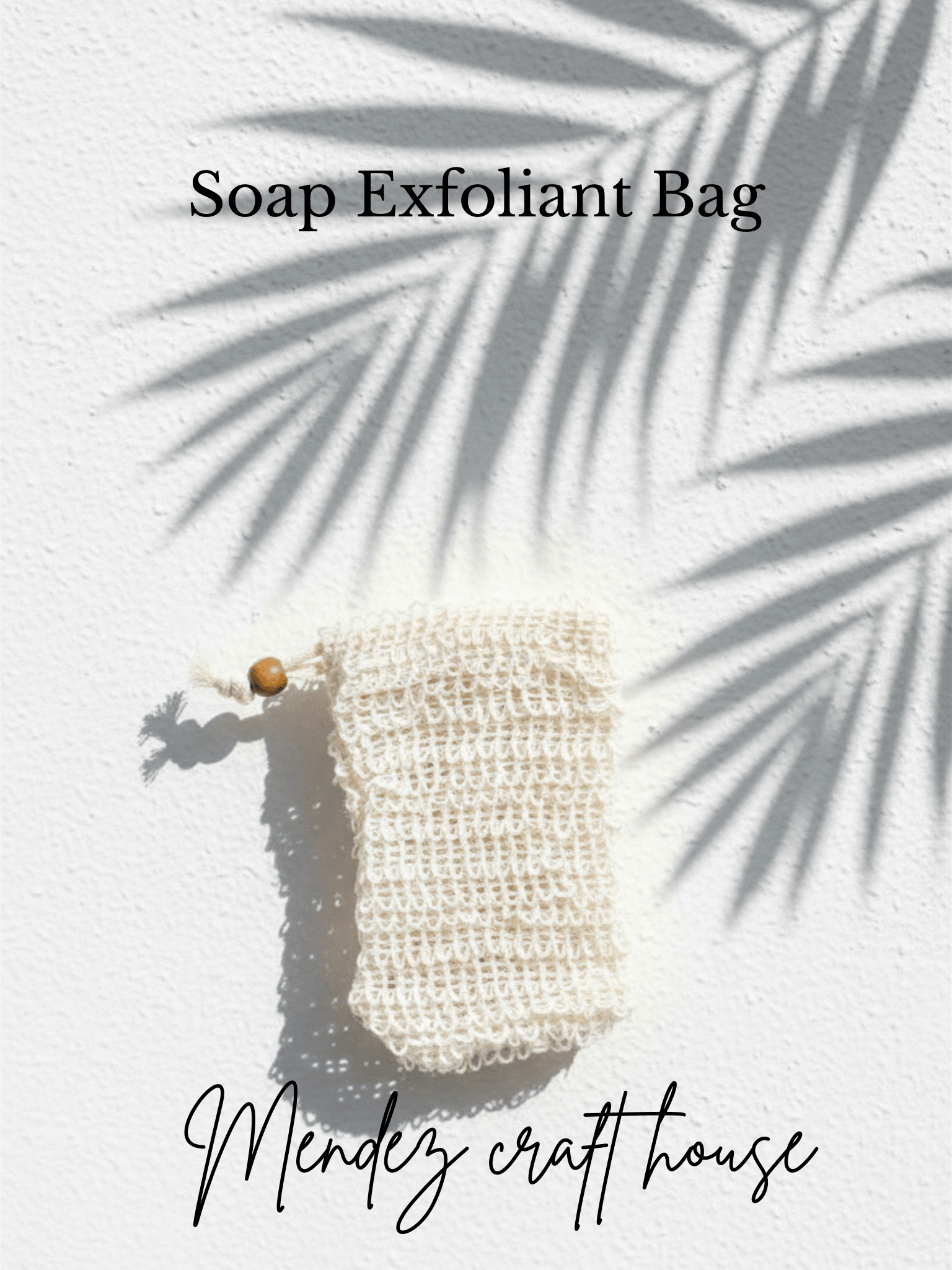 Natural Soap Exfoliant Bag | Gentle Exfoliating Pouch | Makes Soap Last Longer | Handmade Accessory - Mendez craft house