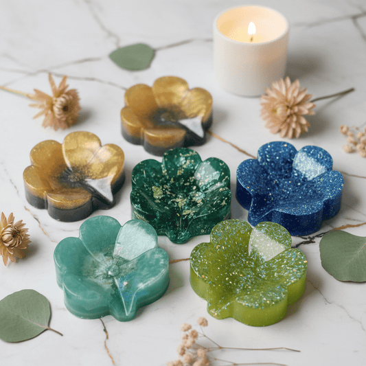 Artisan Resin Soap Dish — Bloom Collection - Mendez craft house