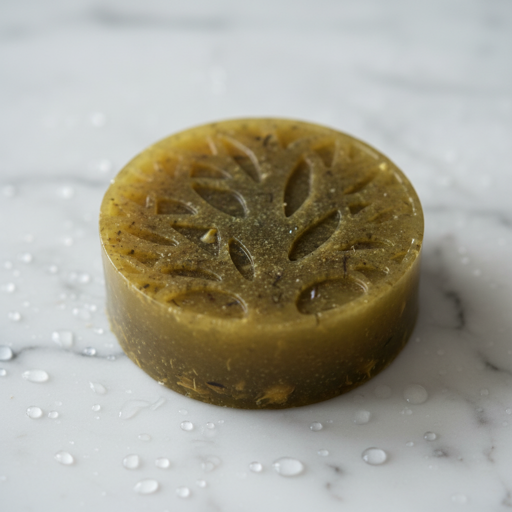 Chamomile Soap - Macro Detail