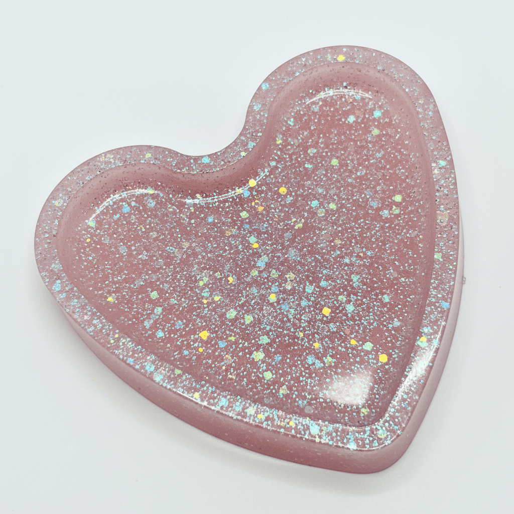 Artisan Resin Soap Dish — Love Collection - Mendez craft house