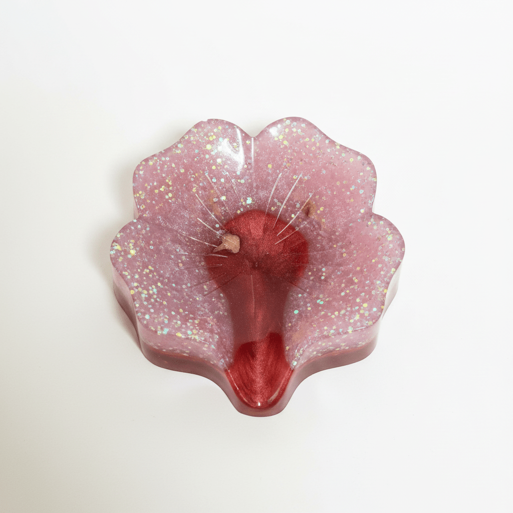 Artisan Resin Soap Dish — Blossom Collection - Mendez craft house