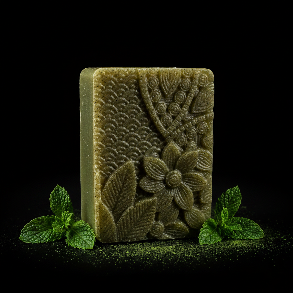 Green Detox Soap - Black
