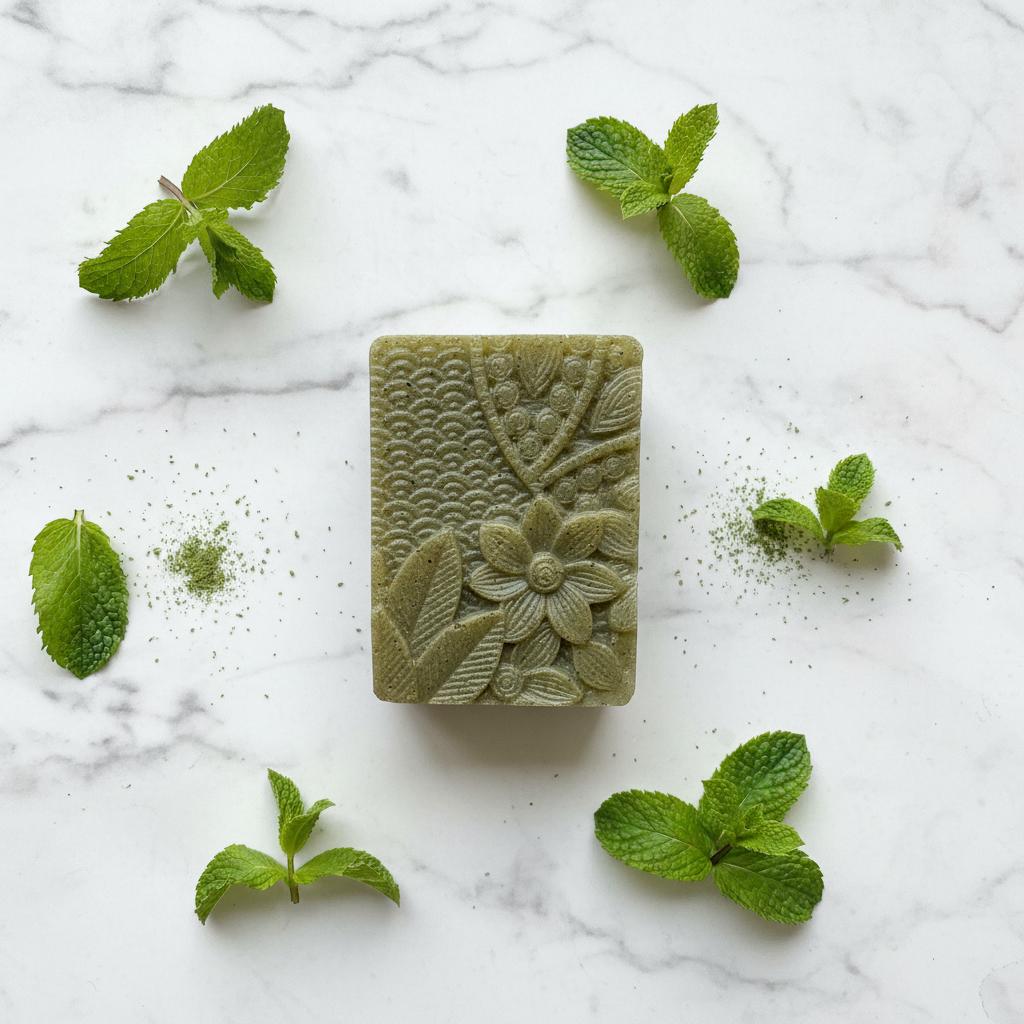 Green Detox Soap - Marble
