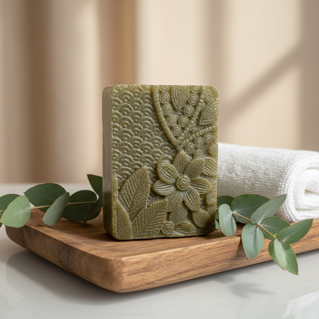 Green Detox Soap - Wood