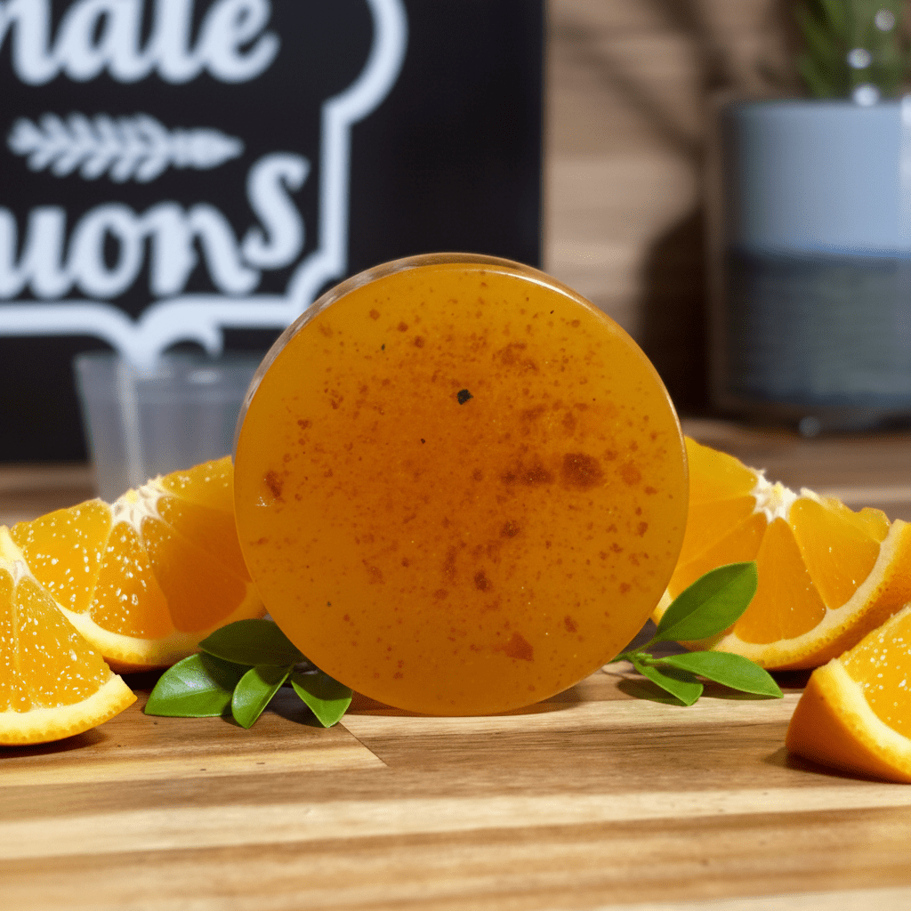 Orange Artisan Soap | Jabón Artesanal de Naranja - Mendez craft house