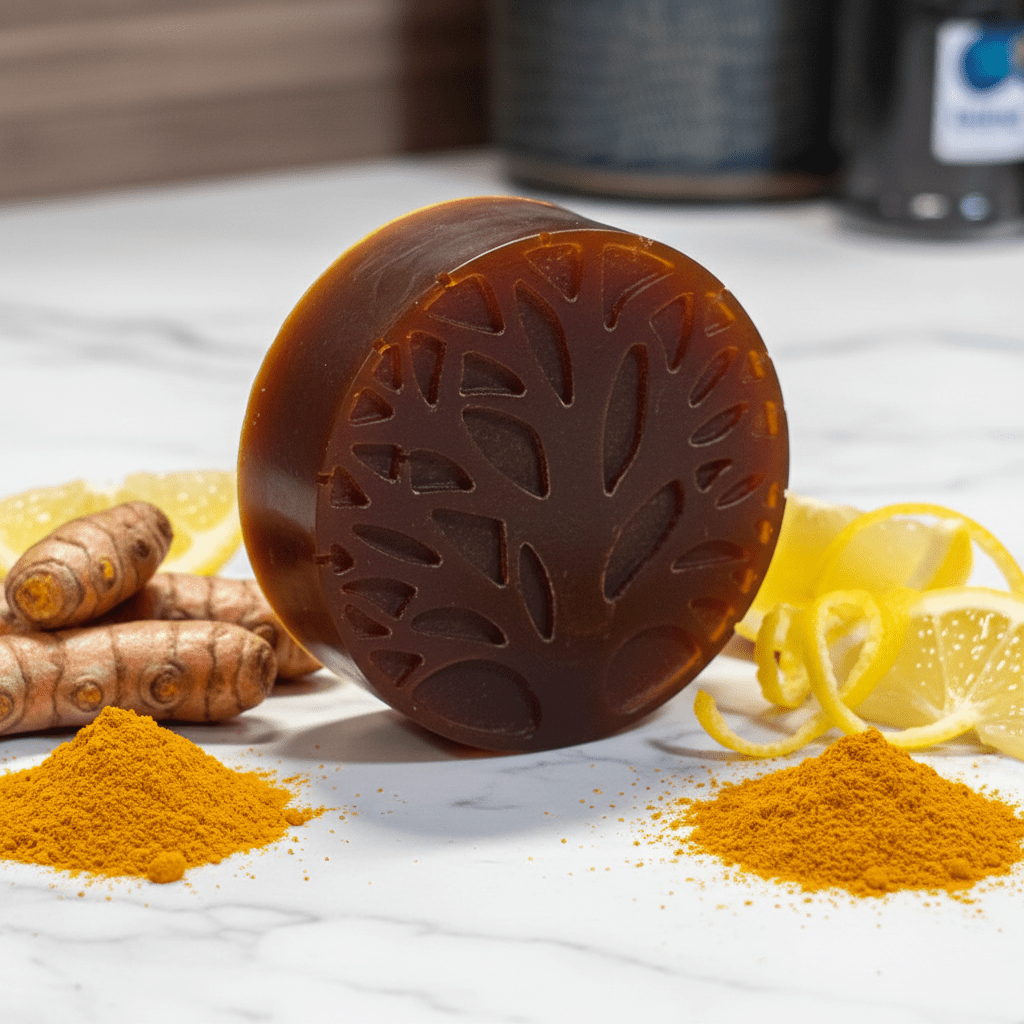 Golden Spice Artisan Soap Bar | Turmeric, Aloe Vera & Honey | Natural Handmade Soap | Small Batch Cruelty - Free | Made in Minnesota - Mendez craft house