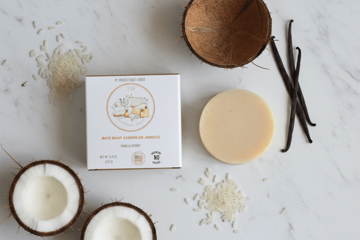 Rice Cloud handmade rice soap - Mendez Craft House