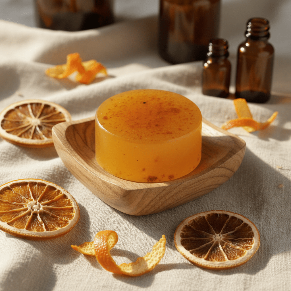 Orange Artisan Soap | Jabón Artesanal de Naranja - Mendez craft house