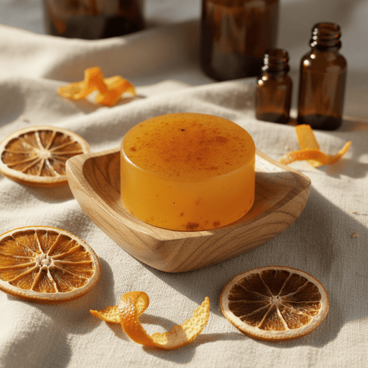 Orange Artisan Soap | Jabón Artesanal de Naranja - Mendez craft house