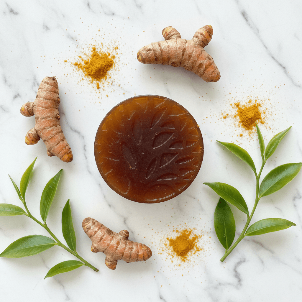Golden Spice Artisan Soap Bar | Turmeric, Aloe Vera & Honey | Natural Handmade Soap | Small Batch Cruelty - Free | Made in Minnesota - Mendez craft house