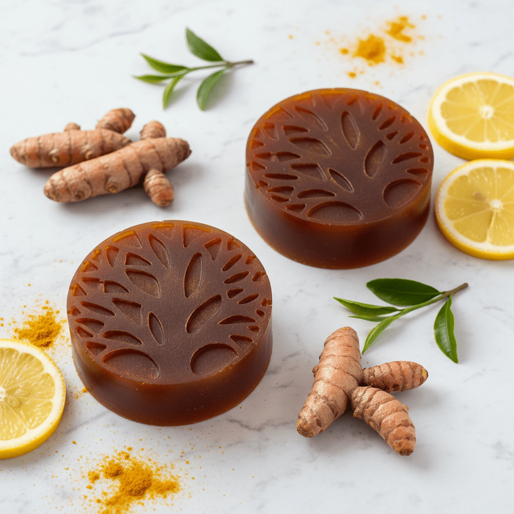 Golden Spice Artisan Soap Bar | Turmeric, Aloe Vera & Honey | Natural Handmade Soap | Small Batch Cruelty - Free | Made in Minnesota - Mendez craft house