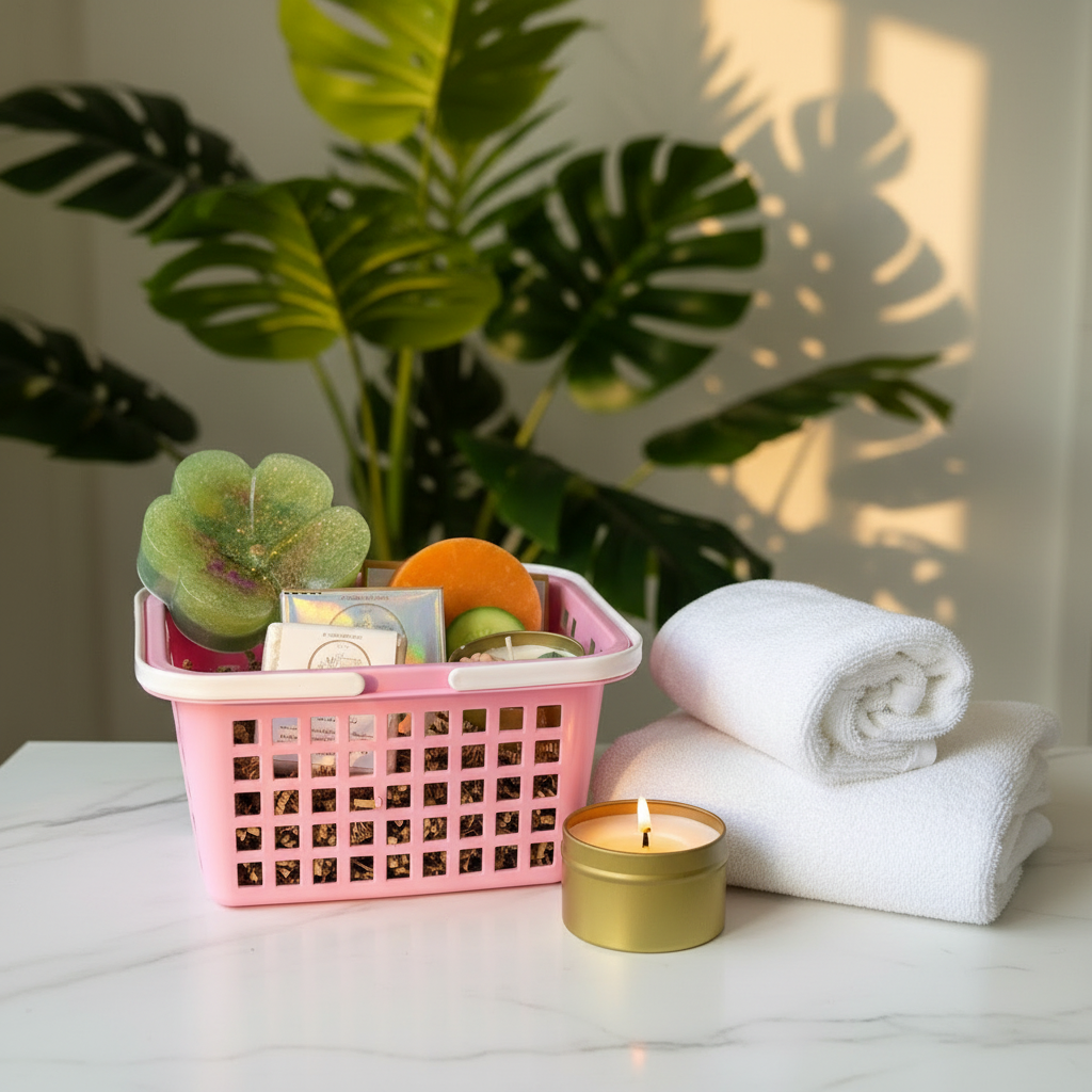 Tropical Oasis Gift Basket - Lifestyle